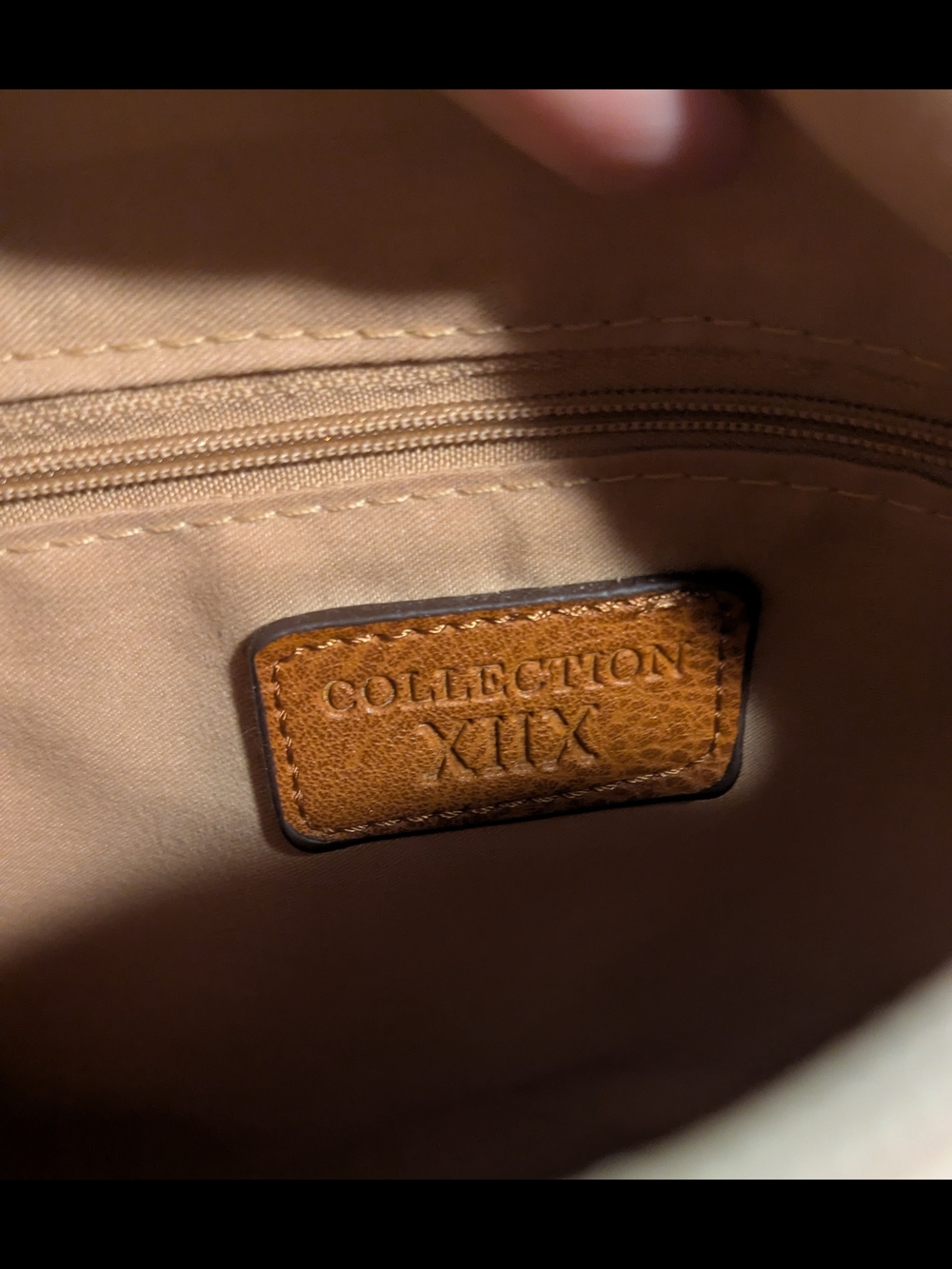 Collection XIIX Cream Faux Leather Crossbody Bag - Unused Strap - Picture 3 of 3